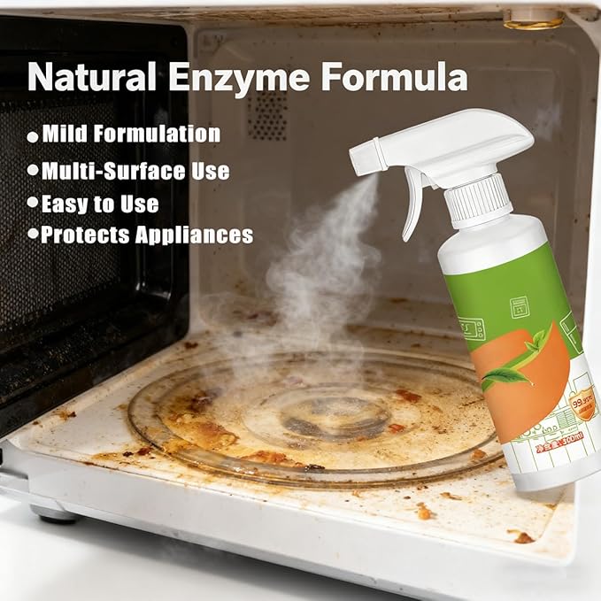 XIRUJNFD Natural Enzyme Formula to Household Appliances Electrolyzed Ion Kitchen Cleaner Spray Multi-Purpose Cleaner for Hold Oven Stove Range Hood Easy Cleaning Household Items (2)