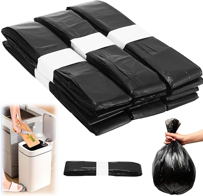 6 Pack Large Refill Trash Bags for Smart Trash Cans - 180 Count Self-Sealing Auto Refill Supports About 25 Days - Compatible with IntreLife T1/T1S/T Air