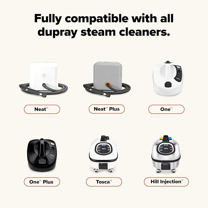 Dupray Small Brushes – Brass Horsehair Nylon &amp Stainless Steel Accessory Parts for Steam Cleaner – Brush Head for Cleaning Grout Tile Oven Car BBQ Kitchen and Bathroom (10) (Assorted Brushe