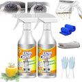 1/2/3/4Pcs Kitchen Foam Cleaner Powerful Clean Kitchen Oil Stains Kitchen Bubble Cleaner Spray Kitchen Cleaner Spray All-Purpose Kitchen Pots and Pan Cleaner(2PCS)