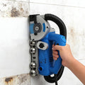 1200W Heavy-Duty Tile Cleaning Machine Electric Grout Cleaner with Auto Retractable Head Transparent Cover &amp 3 Speed Modes for Home Floor Gap Repair 1set
