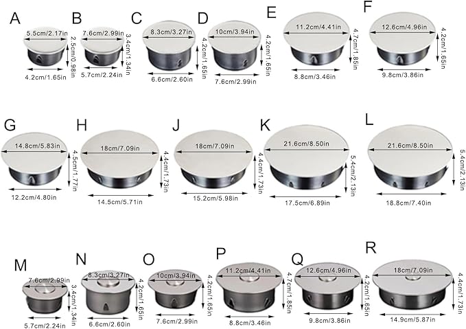 Steel Not Odor Drain Cover Clog Resistant Seal Cap Tool Easy Installation Pipe Seal Covers for PVC Pipes Multiple Size Strong Drain Cover