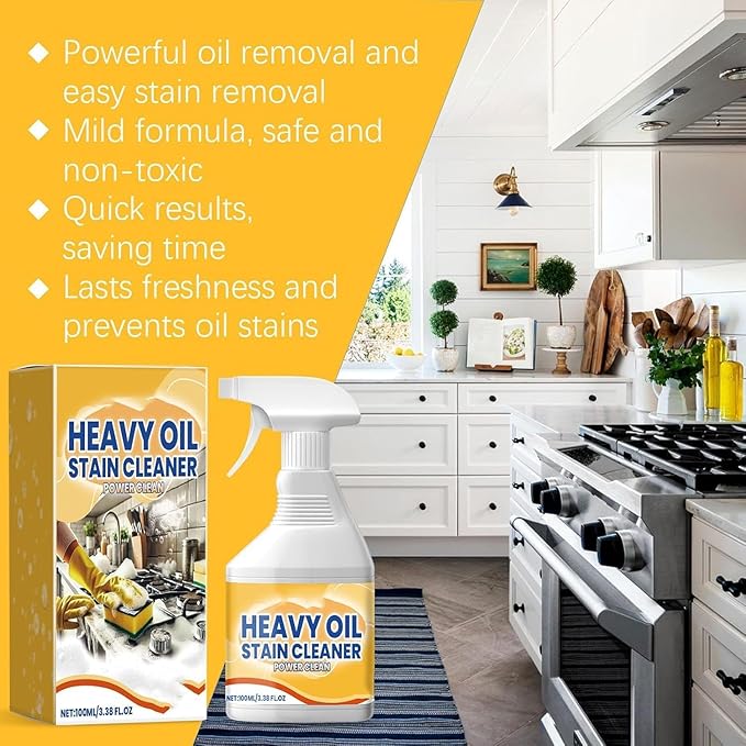 Liapu Heavy Duty Degreaser Cleaner Spray Liapu Kitchen Heavy Oil Cleaner Clean up Kitchen Oil Stains Greasy Dirt Clean All Purpose Kitchen Heavy Oil Cleaning Agent (5pcs)