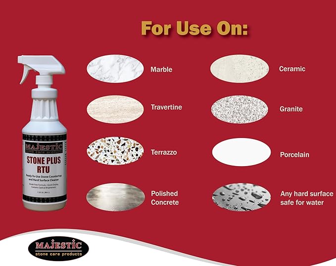 Majestic Stone Plus Spray Ready-To-Use Cleaner Qt.