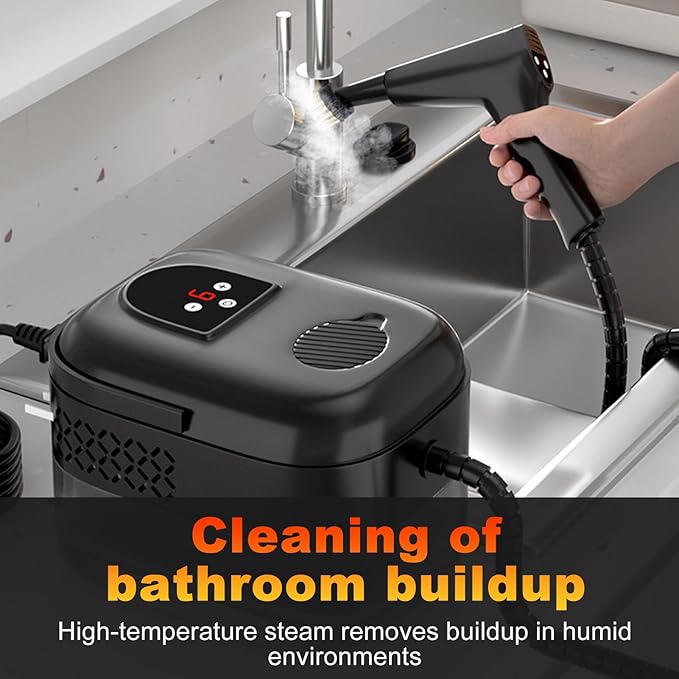 Generic Steam Cleaner 1500W High Pressure Portable Handheld Steaming Cleaner Kitchen Hood Refrigerator