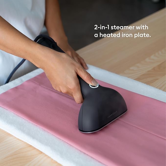 Steamery Handheld Clothes Steamer Cirrus 3 1200W US Plug Heated Ironing Plate Fast Heat Up Garment Wrinkle Remover Black