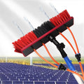 Window Cleaning Pole Water Fed Telescopic Brush Professional Window Cleaning Equipment Kit Extendable Cleaner Conservatory Roof Cleaning Photovoltaic and Solar Panels Window Cleaning Tool