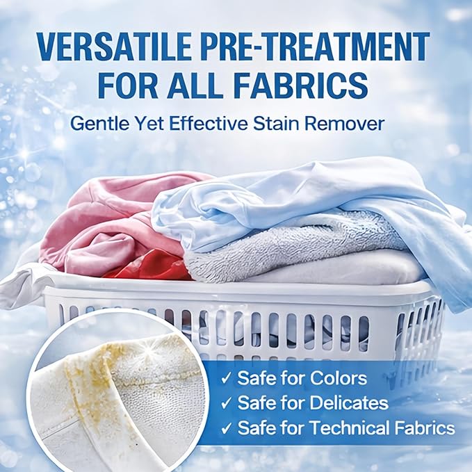 Non-Ionic Clothing Emulsifier Stain Remover Powerful Laundry Pre-Treatment Spray Stain Remover For Clothes Laundry (3pcs)