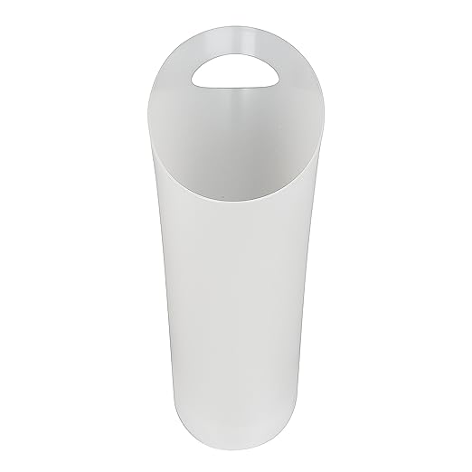 Umbra 2 gal. White Skinny Wastebasket
