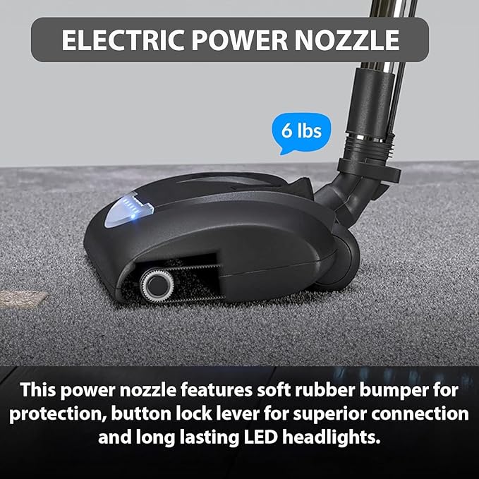 Premium 35 ft Universal Central Vacuum Hose Kit Wessel Werk Power Nozzle Pigtail Connection Universal Premium Prolux Central Vacuum Kit