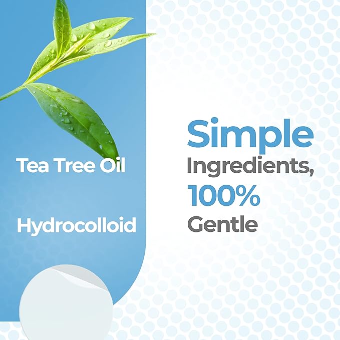 Charcoal Bags Odor Absorber (Large 4 Pack 200g each) and Acne Patches (120 Pack) with Tea Tree Oil Bundle