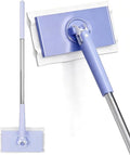 Snap Grip Mini MopConvenient Cloth Changing Mini Mop + Cleaning Cloth*5No Wash Lazy Mops Wet and DryUtomatic Gripping or Releasing360° Zero-Touch Gap Dust Cleaner for Multi Cleaning