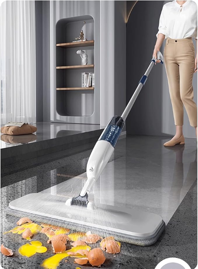 mop Spray Wet Mops for Floors Microfiber Dust Dry Mop with 2 Microfiber Washable Pads Hard Wood Floor Mop for Commercial Home mops