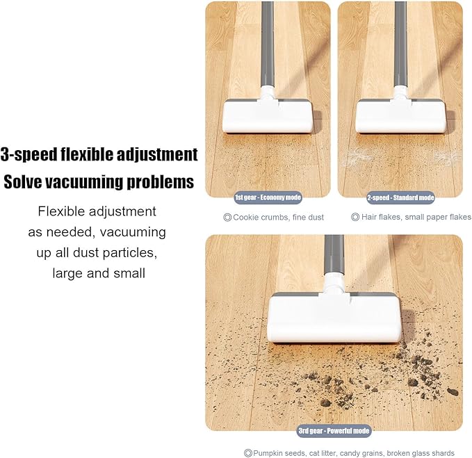Cordless Vacuum Cleaner 30 Min Runtime 5 in 1 Lightweight Rechargeable Cordless Stick Vacuum for Home/Pet Hair/Carpet/Hard Floor/Car