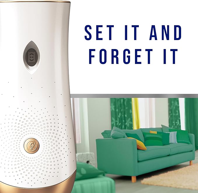 Glade Automatic Spray Refill Jasmine &amp Honeysuckle Scented Air Freshener for Home and Bathroom 6.2 Oz 6 Count
