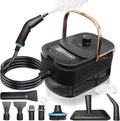 Steam Cleaner Steamer for Cleaning 2500W Pressurized Steam Cleaner with 12 Attachments Portable Steamer Cleaner for Home Car Kitchen Bathroom Furniture Tile Grout (Rose Gold)