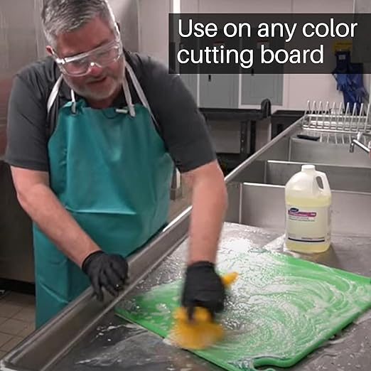 Diversey 101109766 SUMA Block Whitener Liquid Cleaner Removes Stains from Cutting Boards Chopping Blocks Ready-to-Use 1-Gallon (Pack of 4)