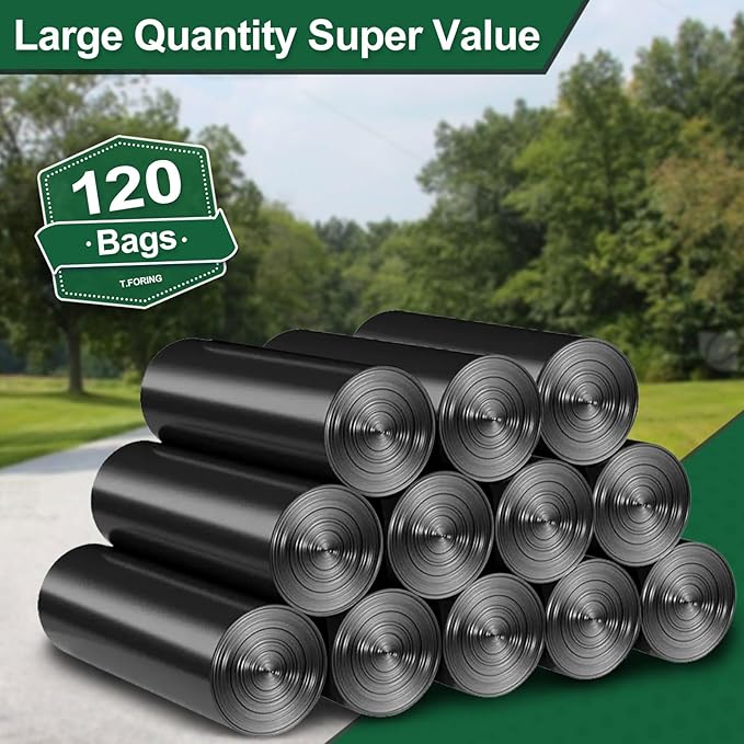 55-60 Gallon Black Trash Bags 120 Count - 40''x53'' Extra Large 50+ Gallon Garbage BagsUnscented Strong Huge Can Liners for Construction Industrial Yard Outdoor Commercial