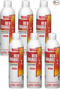Champion Sprayon Water-Based Air Freshener Spray 14 oz Odor Control Room Freshener Red Orange (6 Pack)