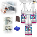 Bathroom Descaler Foam Cleaner Spray 2026 New Upgraded Multipurpose Stubborn Stains Cleaner All Purpose Rinse Cleaning Foam Powerful Descaling Cleaning Agent for Kitchen Bath Glass (3)