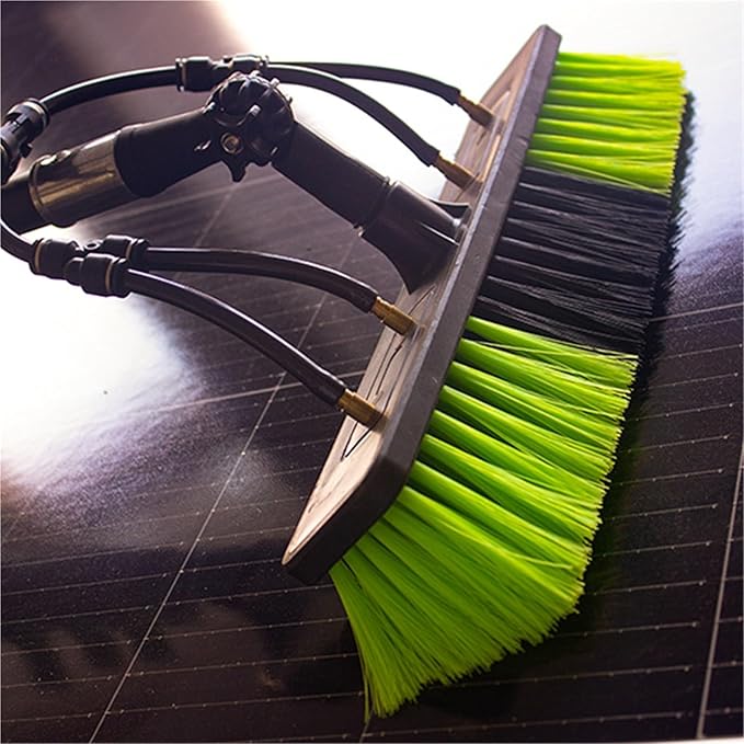 Solar Panel Cleaning Brush Water Supply Telescopic Pole Window Cleaning With Brush Cleaner Solar PanelWater Fed Pole