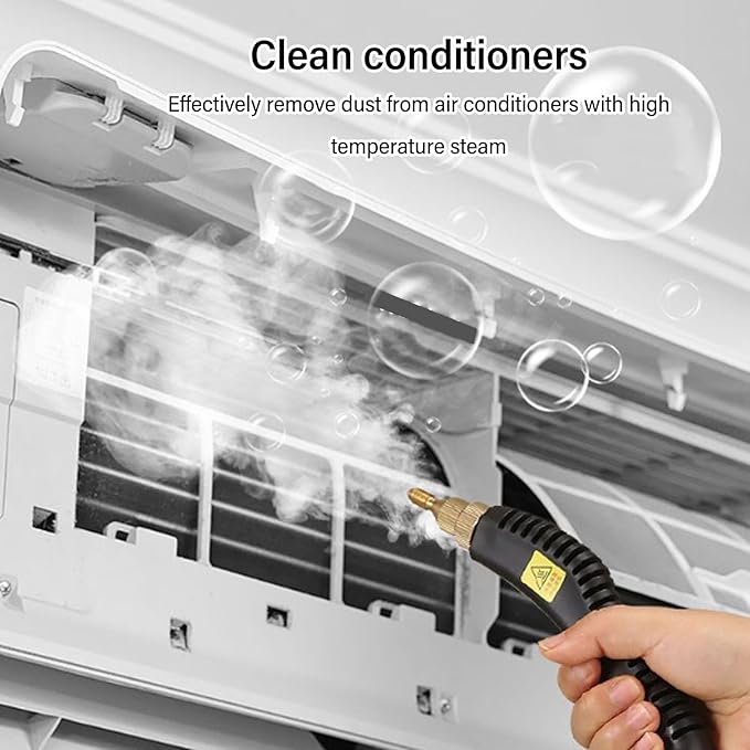2500W Handheld Steam Cleaner High Pressure 5.5 BAR1400ml Large TankPortable Steamer for HomeKitchenCar FurnitureMattressBathroom CleaningHeat Proof Gloves Included