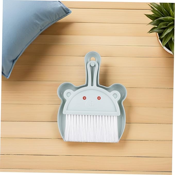 Didiseaon 6 Sets Mini Broom and Dustpan Set Portable Handheld Brush and Dustpan for Desk Bookshelf Kitchen Cleaning Lightweight and Compact Design for Small Spaces