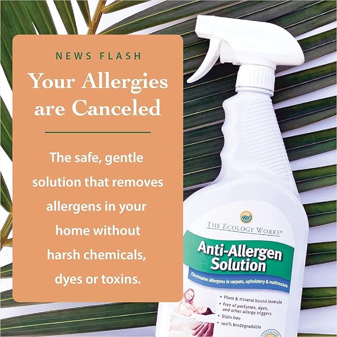 Complete Home Allergen Kit| Dust Mite Killer Allergen Spray and Anti Allergen Laundry Detergent Trio
