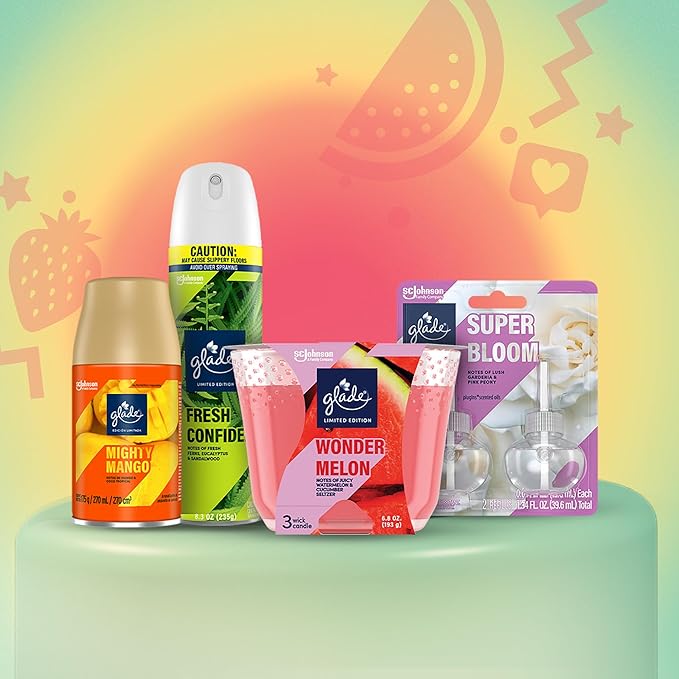 Glade Air Freshener Room Spray Mighty Mango 8.3 oz 6 Count