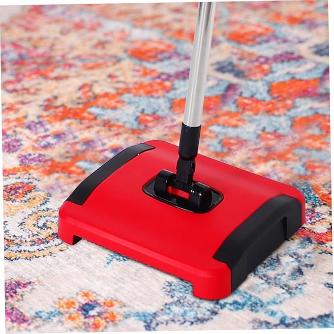 Electric Mop Cordless Stick Vacuum Cleaner Hand Push Sweeper Carpet Broom Floor Carpet Sweeper Manual Floor Restaurant Vacuum Brush Hardwood Mop