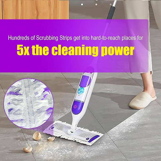 60 Pack Disposable Power Mop Refill Pads for Swiffer PowerMop - Multi-Surface Floor Cleaning Mop Pads Compatible with Swiffer Wet Pads Refill 12 Layers Thickened | Super Absorbent | Stickiness