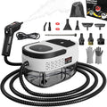 Handheld Steam Cleaner for Home 2500W High Pressure Steam Cleaner for Car Detailing 3 Steam Levels 1600Ml Tank High Heat Steamer for Bed Bugs Couch Furniture Kitchen Bathroom Floors