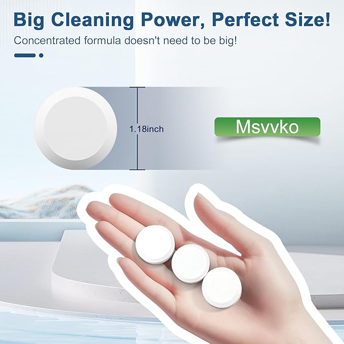 Toilet Bowl Cleaners Bleach Tablets 54 PACK Automatic Toilet Tank Cleaner Bathroom Cleaner Against Tough Stains No Scrubbing Continuous Clean Sparkling Fresh