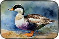Caroline's Treasures DAC3204DDM Common Eider Duck Dish Drying Mat Absorbent Dish Drying Mat Pad for Kitchen Counter Dish Drainer Mat for Countertop 14 x 21 Multicolor