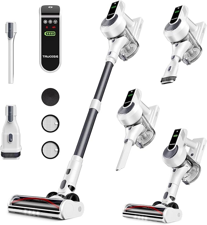 Trucozie Battery Pack Attachment for Cordless Vacuum Cleaner T351 White
