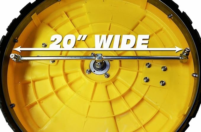 20 Surface Cleaner Flat Concrete Cleaner Replacement for BE Whirl-A-Way 85.403.007