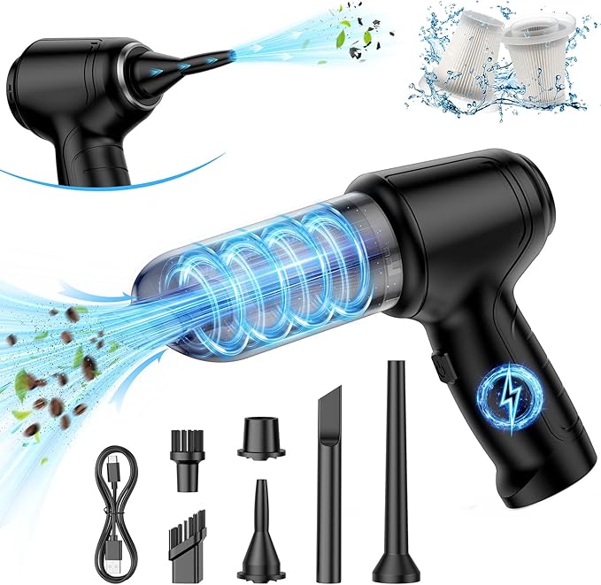 Handheld Car Vacuum Cleaner 12 Handheld Car Vacuum - 15000Pa Cordless Wet/Dry 120W High Power with Complete Accessory Kit for Cars Pet Hair Home &amp Office Black