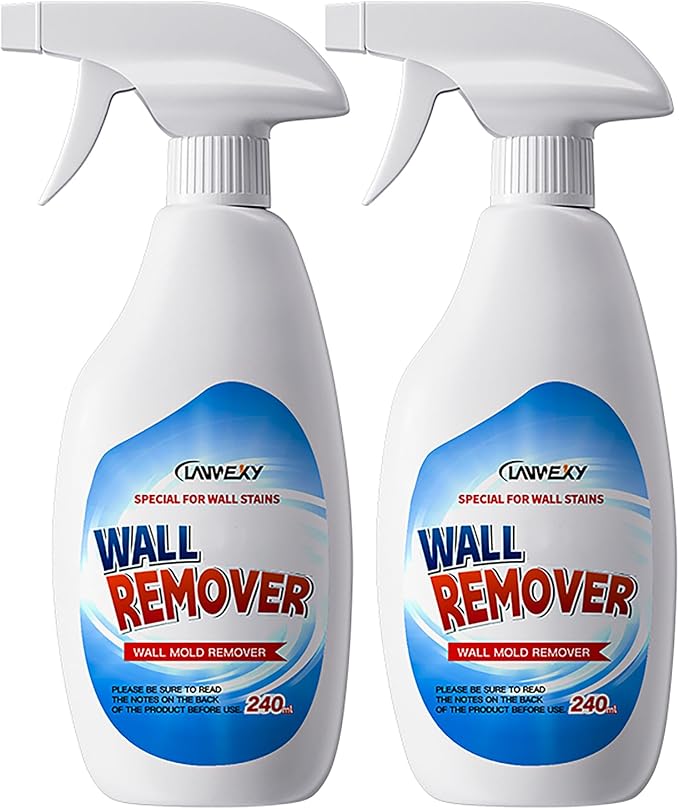 LANWEXY-Highly Effective Removal SprayWall Cleaner Spray-Bathroom Foam Cleaner for ShowerWallCeilingWoodKitchensTileKiller with Prevention Inhibitor-2 bottles