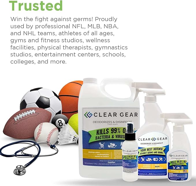 Clear Gear Sports Spray Family Package