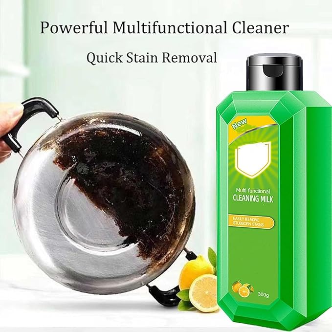 10.58oz Cleaning Milk House CleanerMulti Functional Cleaning Milk for Household KitchenPowerful Multifunctional Cleaner Liquid MilkMulti Scene Cleansing Milks Stains Cleaner (3)
