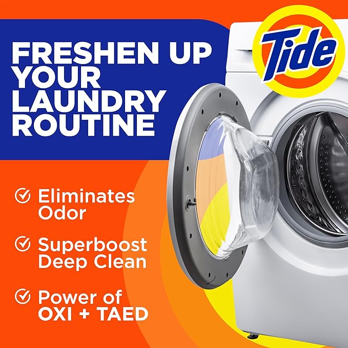 Tide Laundry Stain Remover Washing Machine Cleaner Bundle
