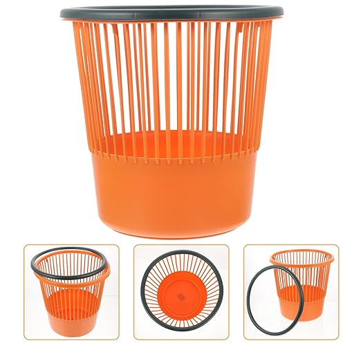 ibasenice Rubbish Bin Open Design for Easy Use Wastebasket Simple and Practical Trash Can Nordic for Kitchen Living Room and More