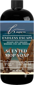 Lapew Endless Escape Scented Mop Soap - Luxury Floor Cleaner Concentrate for Mopping Tile Laminate Vinyl &amp Hardwood | Streak-Free Low-Foam | 36 oz