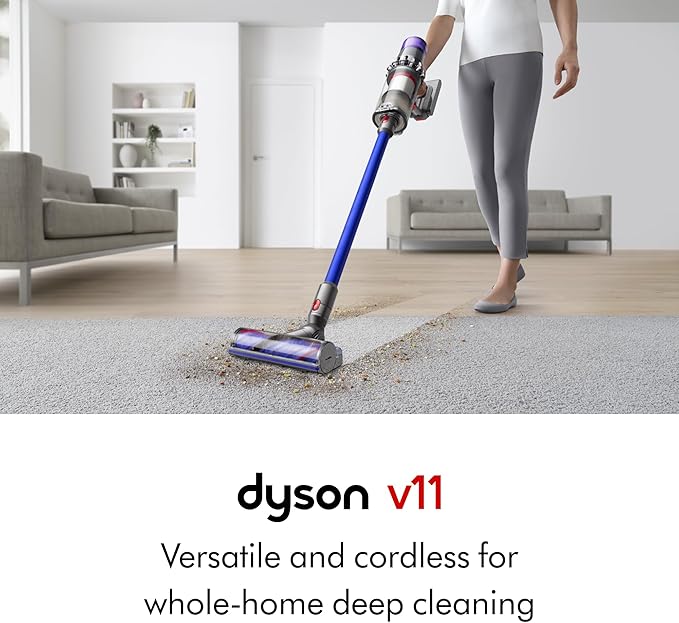 Dyson V11 Cordless Stick Vacuum Large Nickel/Blue