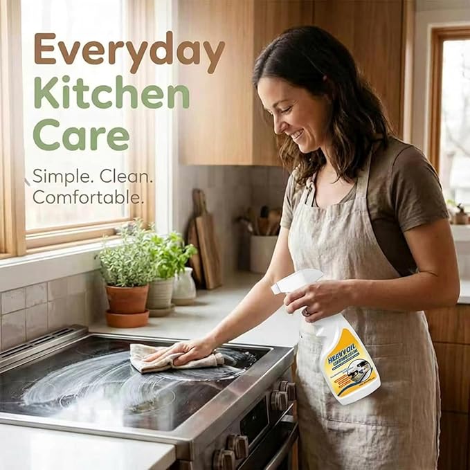 Multi-purpose Heavy Grime Duty Cleaner Multi-purpose Heavy Oil Stain Cleaner Heavy Oil Stain Cleaner Kitchen Kitchen Degreaser Spray For Range Hood Oven Pots and Cabinet (1pcs)
