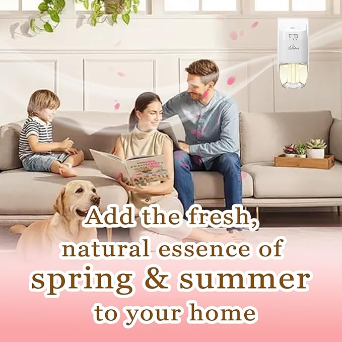 Plug In Air Freshener Refills 12 Pack – Cherry Blossom Raspberry Balsam Fir Coconut Spring &amp Summer Scented Refill for Home &amp Bathroom Compatible with Air Wick &amp Glade Not for Glade