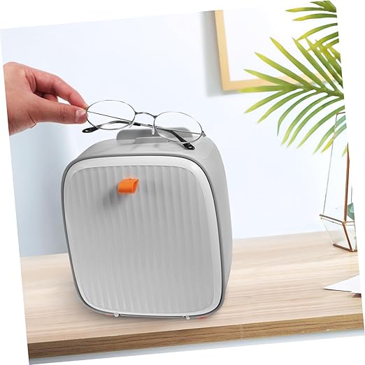 PRETYZOOM Mini Desktop Hidden Trash Can for Dorm Space-Saving Countertop Waste Basket Stability
