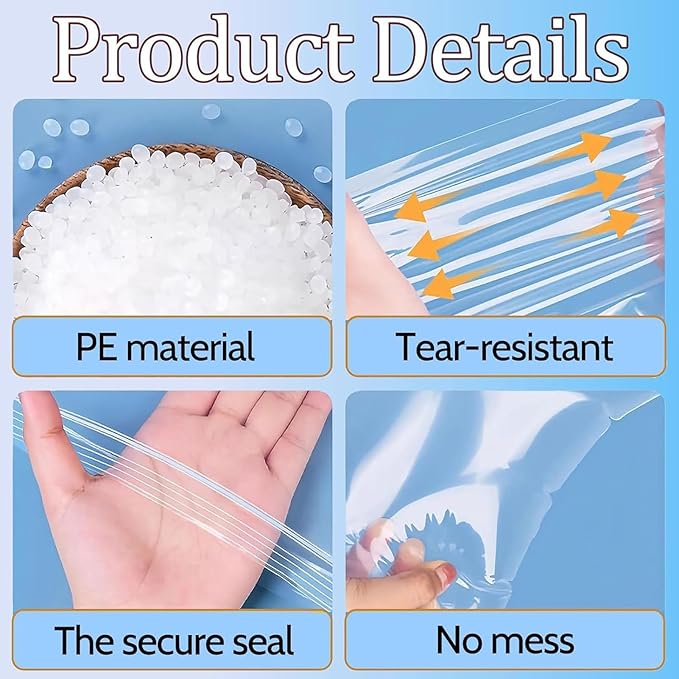 Oven Rack Cleaner Bags Washing Degreaser Set Soaking Oven Rack Cleaner with Material Kitchen Cleaning Accessory for Stove Grilling Microwave Toaster Cooking Baking Barbecue Roasting Camping