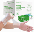 Clear Vinyl Disposable Gloves Food Safe Latex Free Powder Free for Cooking Cleaning Food Service GPVF or MPVF
