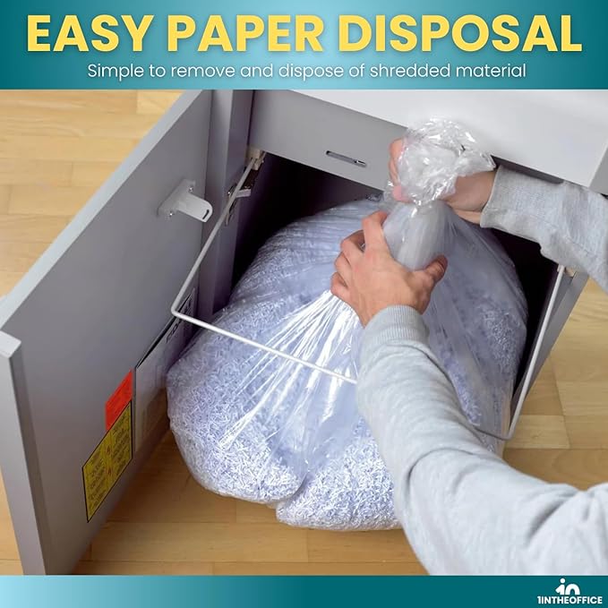 1InTheOffice Shredder Bags 15.8 Gallon Paper Shredder Waste bags 15.8 Gal. 50/Box